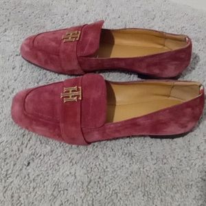 Loafers burgundy suede size 10M